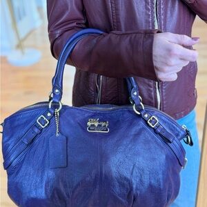 Coach 2010 y2K RARE Madison Sophia Satchel in Royal Grape purple